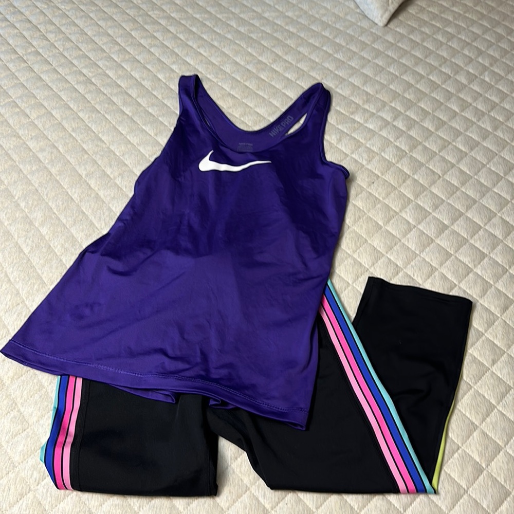Nike and gap workout outfit